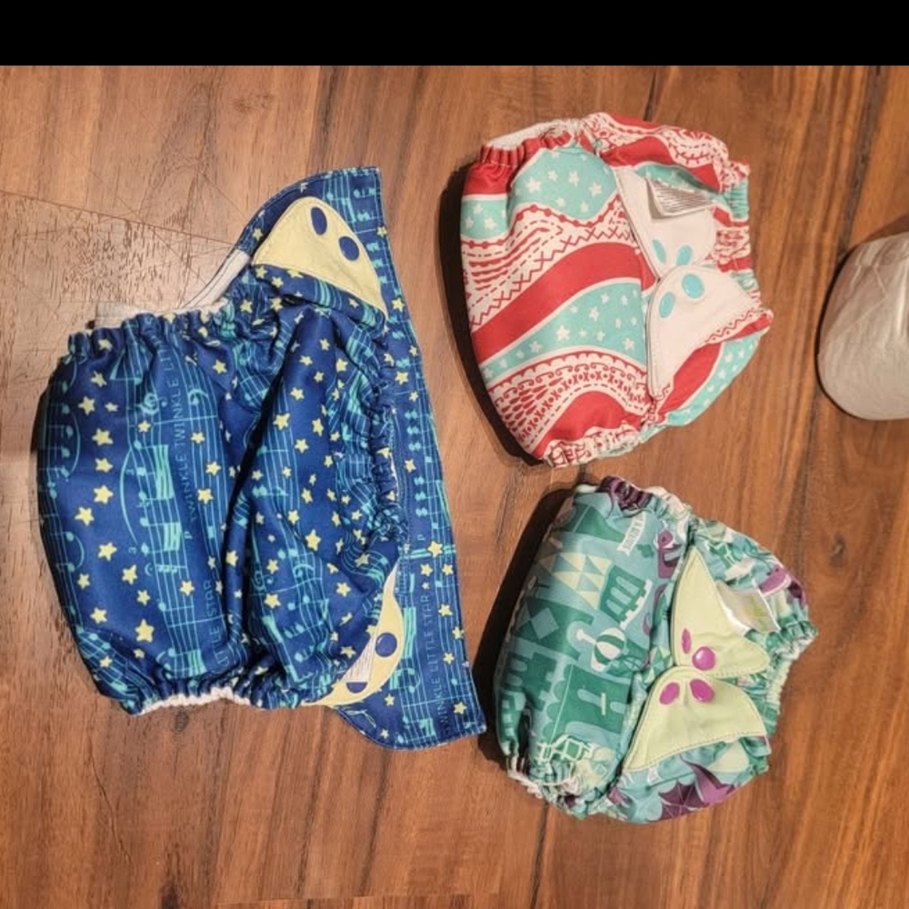Starry Night and Festive Patterned Kids Diaper Covers